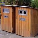 木製ゴミ箱